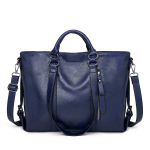 Moteri&scaron;ka madinga mink&scaron;ta odinė didelės talpos ne&scaron;iojimo rankinė Vieno peties rankinė Retro lagaminas 39cm*12cm*27cm