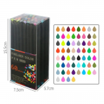 12/24/48/60/100 spalvų smulkintuvo spalvotų ra&scaron;iklių rinkinys 0,38 mm spalvotas eskizų pie&scaron;imo pie&scaron;tukas, žymeklis puikiai tinka užra&scaron;ams i&scaron; žurnalo 60pcs