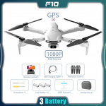 Naujas F10 RC dronas GPS/Optical Flow HD ESC dvigubos kameros plataus kampo WIFI FPV keturkopteris be &scaron;epetėlių sulankstomas kliūčių i&scaron;vengimas fotografijos drono žaislas 1080P-3B