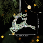 One Set New Illusion Vestuvių langai Atmosferos pojūtis Vakarėlio dekoracijos Kalėdinis papuo&scaron;imas