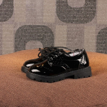 Pavasario sezono berniukų &scaron;ou batai mergaičių kasdieniai maži odiniai batai briti&scaron;ko stiliaus mada vaiki&scaron;ki batai 21