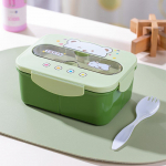 Animacinių pietų dėžutės puodelių rinkinys Ne&scaron;iojama plastikinė Bento dėžutė su &scaron;akute vaiki&scaron;ka prie&scaron;piečių dėžute maisto laikymo konteinerio maisto laikiklis