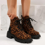 2024 m. Kar&scaron;tas I&scaron;pardavimas Moteri&scaron;ki Žieminiai &Scaron;ilti Sniego Batai Vandeniui Atsparūs Storas Padas Kulniukai Leopardinis Ra&scaron;tas &Scaron;ilti Batai Didelis Dydis Zapatos 43 leopardo ra&scaron;to spalva