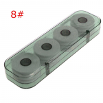 8/16 vnt. plastikinė vyniojimo lentelė me&scaron;keriojimo valui, vielai, &scaron;pūlės, dėžutė žvejybos reikmenims, dovana One Size