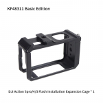Sportinės kameros metalinis apsauginis rėmelis, skirtas &bdquo;Dji Action 5 Pro/4/3&ldquo; triu&scaron;io narveliui, greito atleidimo laikiklis &bdquo;Dji Action 5 Pro&ldquo; kamerai.