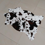 Kūrybingi zebro karvės ra&scaron;to 3D spausdinti kilimai svetainei, mieli gyvūnų metami kilimėliai, neslystantys grindų kilimėliai, kambario durų kilimėlis, plotinis kilimas