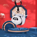 Panda Storas Tigras Panghu Daugiau Sparnų Raktų Pakabukas Skris Sparnų Studija Papuo&scaron;alai Tigras Besitempiantis Pakabukas Anime Figūrėlė Kawaii Modelis Metų Dovana 2