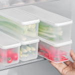 &Scaron;aldytuvo laikymo dėžutės svogūnams lai&scaron;kiniams, &scaron;viežumo dėžutė, maisto konteineris, &scaron;aldymo dėžutė, sandari &scaron;aldytuvo organizatorius 1PCS