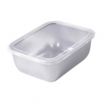 Nerūdijančio plieno maisto laikymo indai su dangteliais Sandarūs kvadratiniai indai maisto ruo&scaron;imui &Scaron;aldytuvui Saugūs orkaitėje Be BPA Sandari bento pietų dėžutė 1pc A