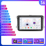 Ossuret 8 2 Din multimedijos grotuvas Volkswagen Golf 5 Transporter VW Passat B6 Polo Jetta Skoda Seat automobiliams, su Android 13, i&scaron;maniuoju Carplay, automobilio radijo imtuvu, GPS S6 8Core 6G 64G AI
