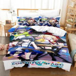 Anime Mergaitės Hatsune Miku Silpnas Balsas Antklodės Užvalkalų Rinkinys HD Antklodės Užvalkalas Vaikams Pataliukai Patalyne Miegamojo Dekoravimas Baby 120x150cm