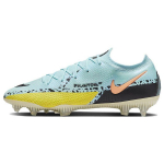 Nike Phantom GT2 Elite FG Glacier Ice Yellow Strike Unisex sportbačiai Mėlyni Sunset-Glow Juodi CZ9890-407 45