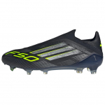 adidas Adizero F50 Elite be rai&scaron;telių FG Electric Stealth Pack Unisex sportbačiai Juodi Core-Black Iron-Metallic JH7629 44⅔