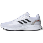 Adidas Runfalcon 2.0 Patogūs Universalūs Audinio Smūgius Sugeriantys Patvarūs Žemi Laisvalaikio Bėgimo Batai Vyri&scaron;ki Sportbačiai Balti Juodi GV9552 44