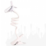 360 Universalus Tinginio Laikiklis Mobiliojo Telefono Laikiklis Ne&scaron;iojamas Lankstus Lovos Stalinis Laikiklis I&scaron;maniesiems Telefonams Stalo Spaustukas Stovas Pagrindas Atrama balta