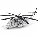 CH-53E Transportinis sraigtasparnis Statybinės kaladėlės Armijos lėktuvas Karinis naikintuvas Modelio surinkimo kaladėlės Vaikams &bdquo;Pasidaryk pats&ldquo; žaislai &Scaron;ventinė dovana