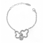 Nematomas koliažas HUG BLOOM BRACELET_SIDABRINIS Silver