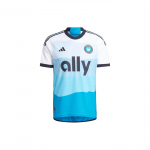 adidas Charlotte FC 24/25 Pagrindiniai Autenti&scaron;ki Mar&scaron;kinėliai A&scaron;tri Mėlyna/Balta Vyri&scaron;ki Gatvės Apranga HZ6175 XXL