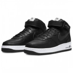 Nike x Stussy Air Force 1 '07 Mid SP Smūgius sugeriantys auk&scaron;tesnio aulo sportbačiai Unisex Juodi DJ7840-001 EU 38.5 tamsiai pilka spalva
