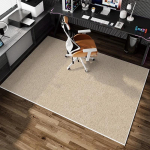 &Scaron;iuolaikiniai biuro kilimai Mėlynos, pilkos, rudos spalvos Ergonomi&scaron;ka kėdė Stalo įrengimas Kompiuterio darbo vieta Grindų kilimėliai 80x120cm