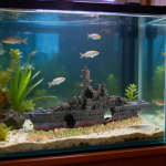 Akvariumo Nuskendusio Laivo Dekoracija Žuvų Bakelio Ornamentas Fonas Dovana Mikro Peizažas Namų Derva Style A