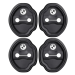 -Silicone Door Lock Cover Car Anti Noise Shock-Absorbing Sticker For BMW E46 E90 E60 F30 F10 E39 i3 i4 X1 X2 X3 X5 X4 X6 X7 M3 M A-4PCS