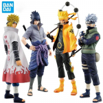 20cm Bandai Naruto Anime Figūrėlė Shippuden Uchiha Sasuke Hatake Kakashi Namikaze Minato Veiksmo Figūrėlė Kolekcinis Modelis Žaislai Dovanos