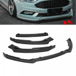 2017-2018 Ford Mondeo trijų dalių priekinio bamperio spoilerio komplektas Matte Black