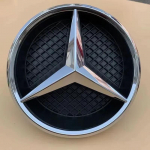 Automobilio lipdukas Mercedes Benz 1X&middot;3D ABS Automobilio priekinių grotelių emblemos dangtelis Žvaigždės logotipas Tu&scaron;čiavidurė etiketė Mercedes Benz GLE250