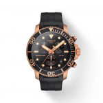 Tissot juodo ciferblato vyri&scaron;kas madingas laikrodis T120.417.37.051.00 juoda