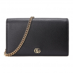 Gucci GG Marmont Odinis Grandinėlės Kryžmai Ne&scaron;iojamas Krep&scaron;ys Juodos Spalvos Moterims Kasdieniam Naudojimui Basic Set (Bag+Dust Bag)