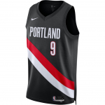 Nike Deni Avdija Portland Trail Blazers Icon Edition Vyri&scaron;ki Nike Dri-FIT NBA Swingman mar&scaron;kinėliai HM3990-011 M