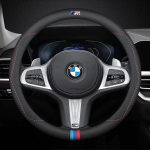 BMW M automobilio vairo gaubtui G20 F11 E87 F30 F10 x3 G01 x5 F40 F16 M3 X1 X7 1 3 5 7 serijos odiniai neslystantys priedai