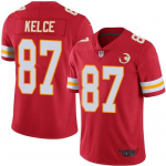 Kansas City Chiefs NFL gerbėjo mar&scaron;kinėliai vyrams ir moterims, medvilnės mi&scaron;inio sportiniai mar&scaron;kinėliai su siuvinėtu numeriu 15 Mahomes 87 XXL white