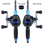 &bdquo;Baitcasting&ldquo; ritė 11+1 BB 7,0:1 pavaros santykis gėlo vandens sūraus vandens &bdquo;Baitcaster&ldquo; &bdquo;baitcasting&ldquo; žvejybos įrankiai