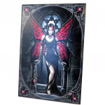 Les Tr&eacute;sors De Lily [M3231] - Tableau c&eacute;ramique 'Fairy Dreams' noir rouge