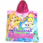 Princesses Disney [M5702] - Poncho sortie de bain enfant 'Palace Pets' multicolore įvairiaspalvis