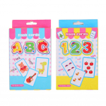 2 vnt. Abėcėlės kortelė Mokomieji anglų kalbos vaikų numeriai 2pcs
