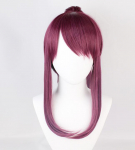 45 cm žaidimo perukai K/DA Akali ponytail perukai Cosplay perukai KDA kar&scaron;čiui atsparūs sintetiniai plaukams moteri&scaron;ki Cosplay perukai vakarėliui