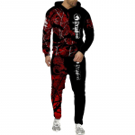 3D Dragon Printed Vyri&scaron;ki megztiniai, gobtuvai, vyri&scaron;ki sportiniai kostiumai su gyvūnais / megztinis / striukė / kelnės Sportinė apranga pavasario rudens vyri&scaron;kas kostiumas XXL