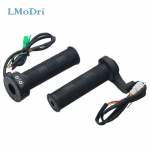 12V 22mm motocross Hot hand grips heated grip for motorcycle adjustable soft rubber throttle vertical Electric grip ATV Bike black