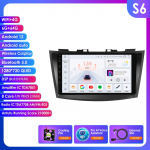 Carplay 4G radijas 2 Din Android 12 automobilių daugialypės terpės grotuvas, skirtas Suzuki Swift 4 2011-2015 GPS navigacija WIFI DSP 9'' 2 din Intelligent Screen AutoRadio S7 8Core 6G 128G AI