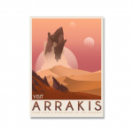 Arakis kopos plakatas Retro kelionės drobė Tapyba siena Menas Paveikslėlių mokslas Klasikinis romanas Prieskoniai 21cm&times;30cm NoFrame