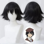 Edogawa Rampo Cosplay Bungo Benamiai &scaron;unys Edogawa Rampo Cosplay Kostiumai Detektyvas Uniforma Perukas Kostiumas Helovinas Kalėdų Vyri&scaron;ki drabužiai L