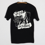 SOCIAL DISTORTION Gražus paveikslėlis Juodi unisex mar&scaron;kinėliai S
