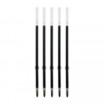 Pakaitinis rutulinis pildymas metalinis juodas papildymas mink&scaron;tas jutiklinis ra&scaron;iklis 5pcs (0.5MM)