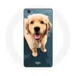 Coque pour Huawei P8 Lite Golden retriever Chiot