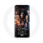 Coque pour Huawei P20 Lite Game of Thrones Saison 8 Le Tr&ocirc;ne de Fer L'affiche de L'&eacute;quipage Logo Aig