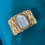 Natūralaus baroko gėlavandenių perlų virvių susukama apyrankė rankų darbo kalnų kri&scaron;toliniu akmeniu užpildyta Chian rankogalių apyrankė su spalvingomis Kalnų kri&scaron;tolo moterimis 1