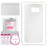 apgo Protective Skin Sticker for the back compatible with Samsung Galaxy S6 G920, Wrap Film, Foil, Vinyl - Pattern Matte Transparent